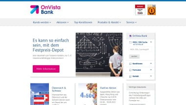 Nur 5 € je Order bei der OnVista Bank