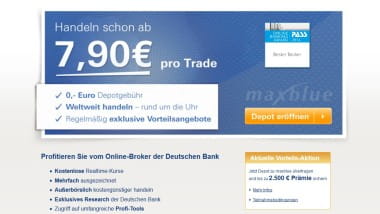 maxblue verzichtet auf Verzinsung der Kundenguthaben