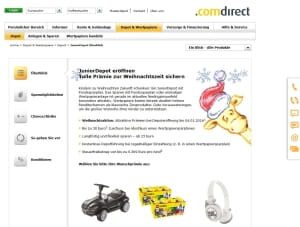 comdirect Junior Depot