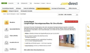 Comdirect JuniorDepot