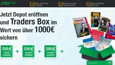 LYNX Brokerage bietet im März und April 2016 wieder die Traders Box an