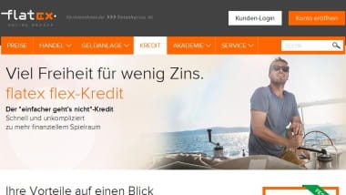 flatex bietet ab sofort flexiblen Kredit an (bis 25.000 Euro)