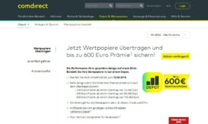 comdirect Depotwechsel