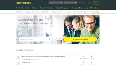 „comdirect community“ zum Austausch und neue Aktienanleihe