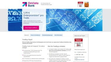 OnVista Bank Free Buy Depot – nur bis 31.12. mit 3,99€ Orderprovision