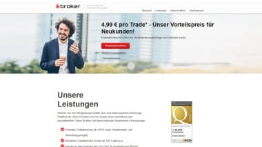 Neukunden Aktion bei S Broker – Tradepreis für Neukunden auf  4,99 Euro festgelegt